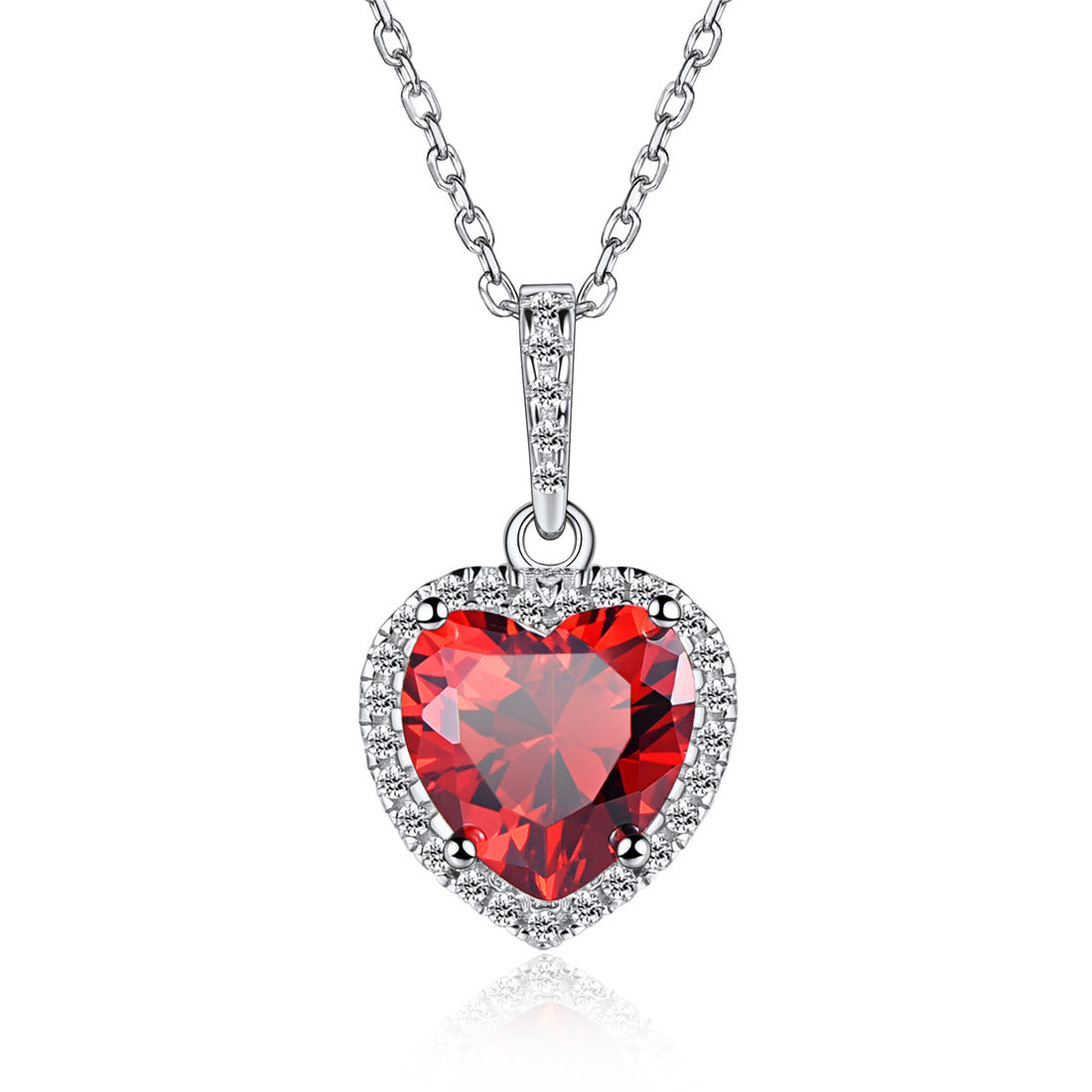 Birthstone Heart Necklace – Designed by Stacey Jewelry, LLC